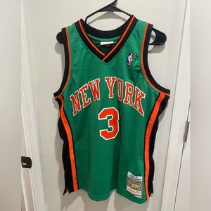 New York knock Mitchell and ness stephon marbury jersey nwt sz lrg xl
